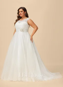 JJsHouse Robe Marquise/princesse Balayage/pinceau Train Dentelle Organza Satiné Robe De Mariée Avec Brodé Paillettes 32 JJsHouse Robe Marquise/princesse Balayage/pinceau Train Dentelle Organza Satiné Robe De Mariée Avec Brodé Paillettes -Voiles mariée soldes 23d99533dd92e36ef20e2d25a4a97e2c