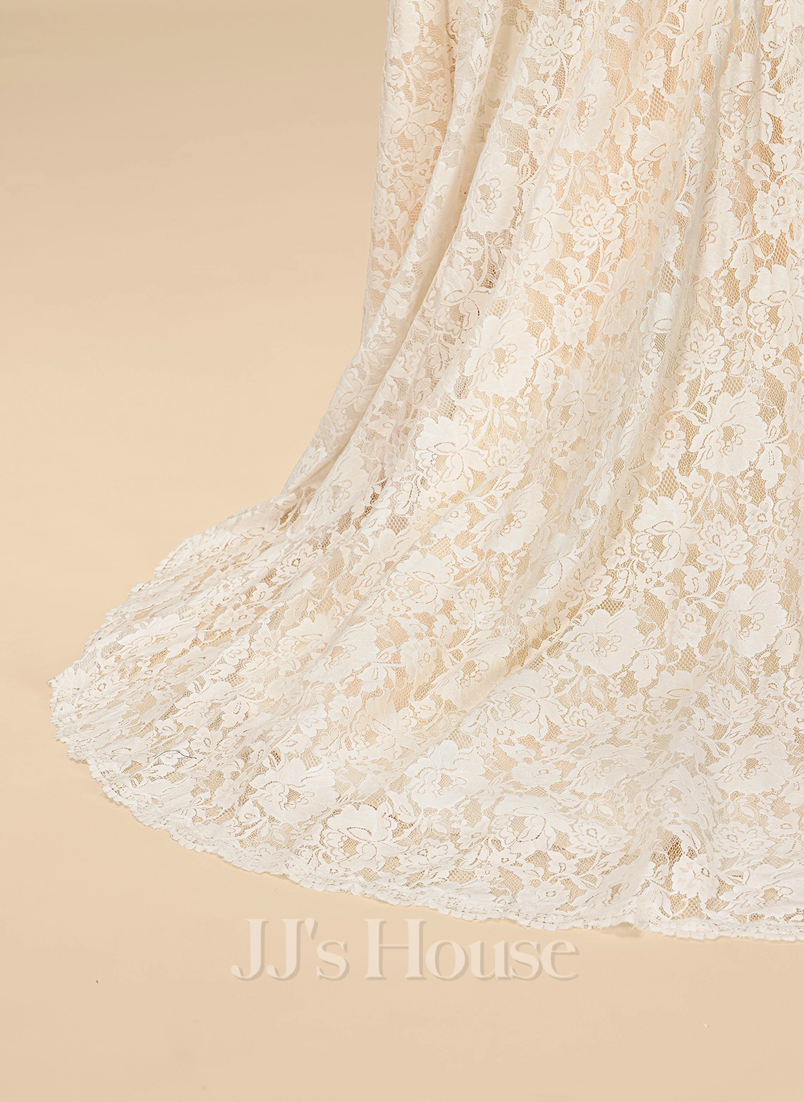 JJsHouse Forme Sirène/trompette Col V Traîne Moyenne Dentelle Robe De Mariée 10 JJsHouse Forme Sirène/trompette Col V Traîne Moyenne Dentelle Robe De Mariée – Image 10