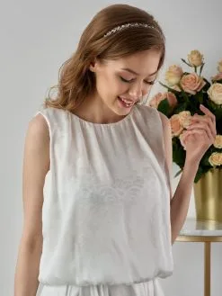 Boléro De Mariage En Soie Et Dentelle Française Iris 5 Boléro De Mariage En Soie Et Dentelle Française Iris -Voiles mariée soldes bolero mariage ivoire iris