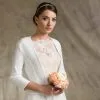 Boléro Mariage Mousseline Manches 3/4 Veriana