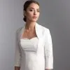 Boléro Mariée Taffetas Manches 3/4 Odilia