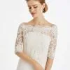 Boléro Mariage Dentelle Manche 3/4 Oceane