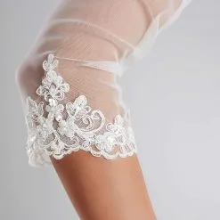 Boléro Mariage Dentelle Ivoire Ou Blanche Love 5 Boléro Mariage Dentelle Ivoire Ou Blanche Love -Voiles mariée soldes bolero mariee dentelle love 3