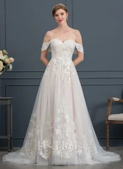 JJsHouse Robe Marquise/princesse Cache Cœur Balayage/pinceau Train Dentelle Tulle Robe De Mariée 19 JJsHouse Robe Marquise/princesse Cache Cœur Balayage/pinceau Train Dentelle Tulle Robe De Mariée -Voiles mariée soldes c84b93843f5bb5e457e289c5b70fbe66