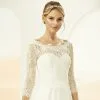 E331 - Bianco Evento - Boléro Mariage Dentelle Manches 3/4
