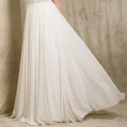 Jupe Mariée Longue En Mousseline Capucine