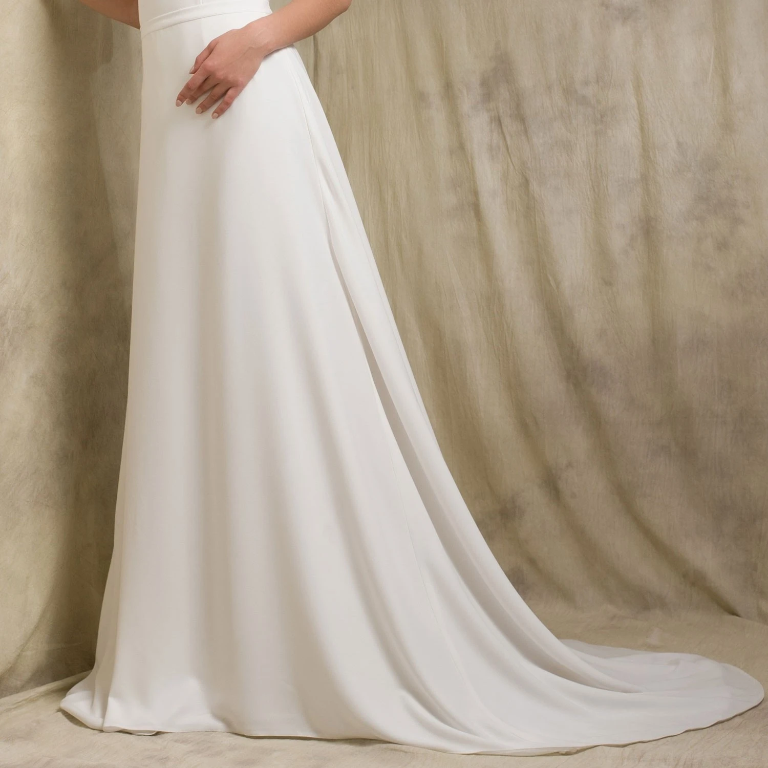 Jupe Mariée Longue En Mousseline Avec Traine Lucie 1 Jupe Mariée Longue En Mousseline Avec Traine Lucie