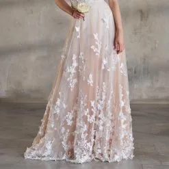 Jupe Mariée Longue Avec Papillons Gabrielle