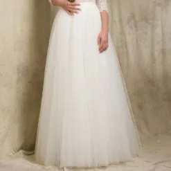 Jupe De Mariage En Tulle Classique Clémence (longue, Mi Longue Ou Courte)
