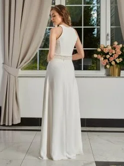 Jupe De Mariée Longue En Crêpe Ivoire Dorothée 7 Jupe De Mariée Longue En Crêpe Ivoire Dorothée -Voiles mariée soldes jupe mariee longue crepe ivoire dorothee