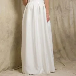 Jupe De Mariée Longue En Jacquard Louise