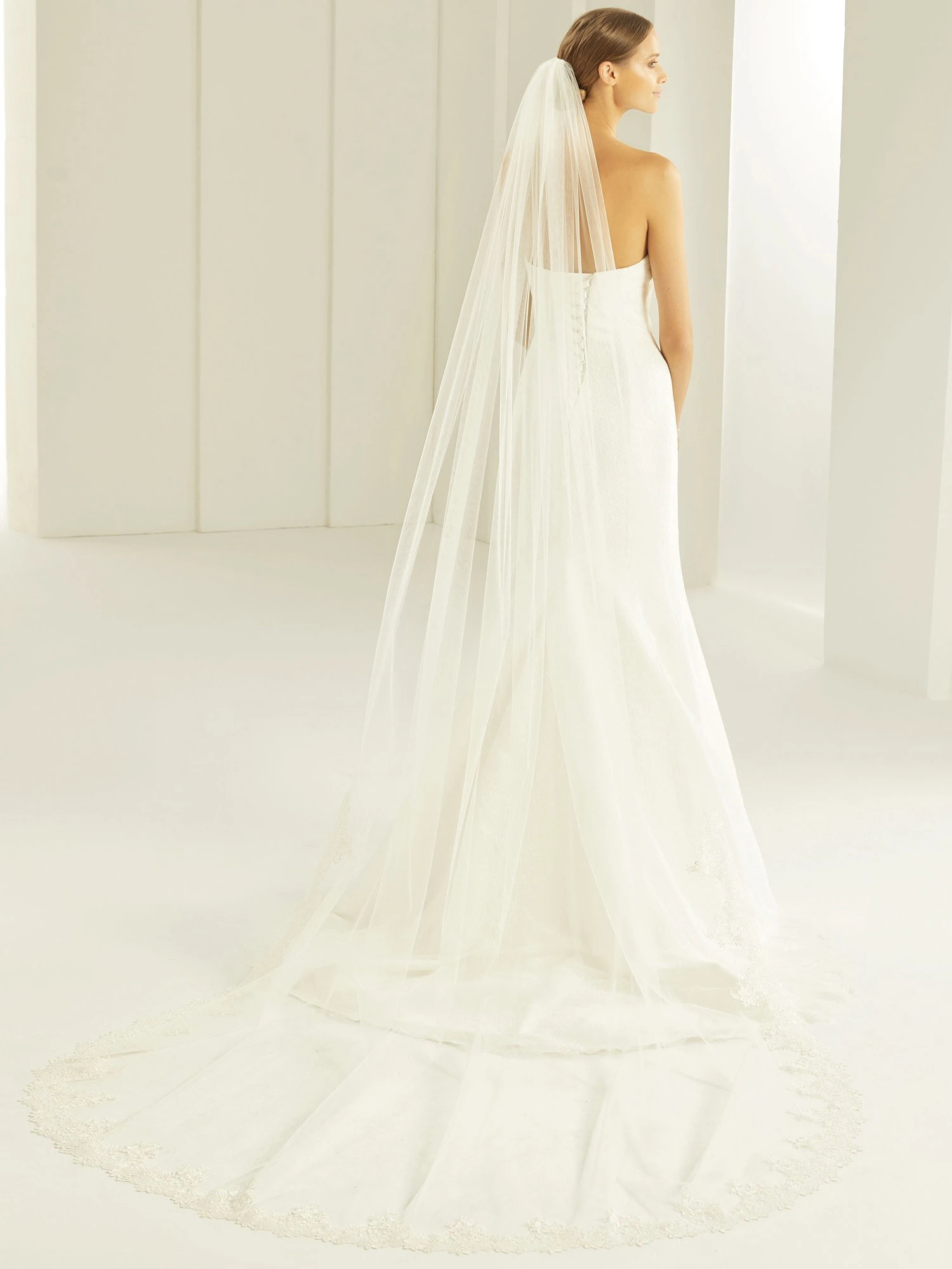 S283 - Bianco Evento Voile En Dentelle Guipure 1 S283 - Bianco Evento Voile En Dentelle Guipure