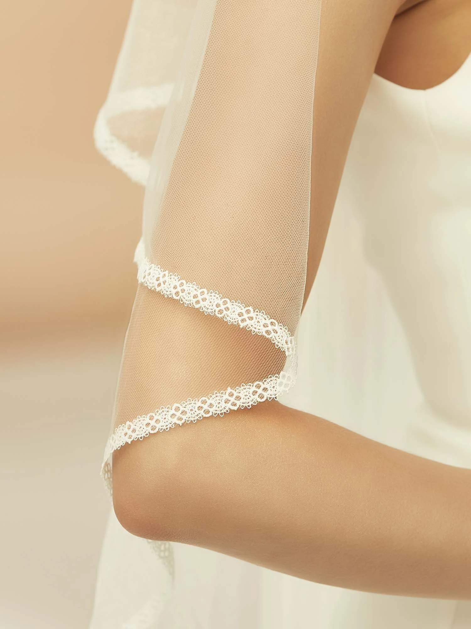 S365 Bianco Evento - Voile Mariage Dentelle Bohème 2 S365 Bianco Evento - Voile Mariage Dentelle Bohème – Image 2