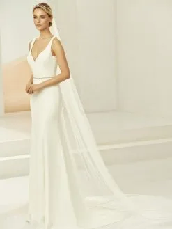 S380 Bianco Evento - Voile Mariage 52 Cristaux Swarovski