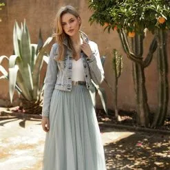 Veste En Jean Mariée E381 Bianco Evento 5 Veste En Jean Mariée E381 Bianco Evento -Voiles mariée soldes veste jean de mariage e 381 bianco evento