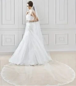 Voile De Mariée Très Long En Dentelle Zoe