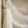 Voile De Mariage Très Long à Large Dentelle Gabrielle