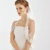Voile Mariage Bordure Basse Dentelle Ivoire Prudence
